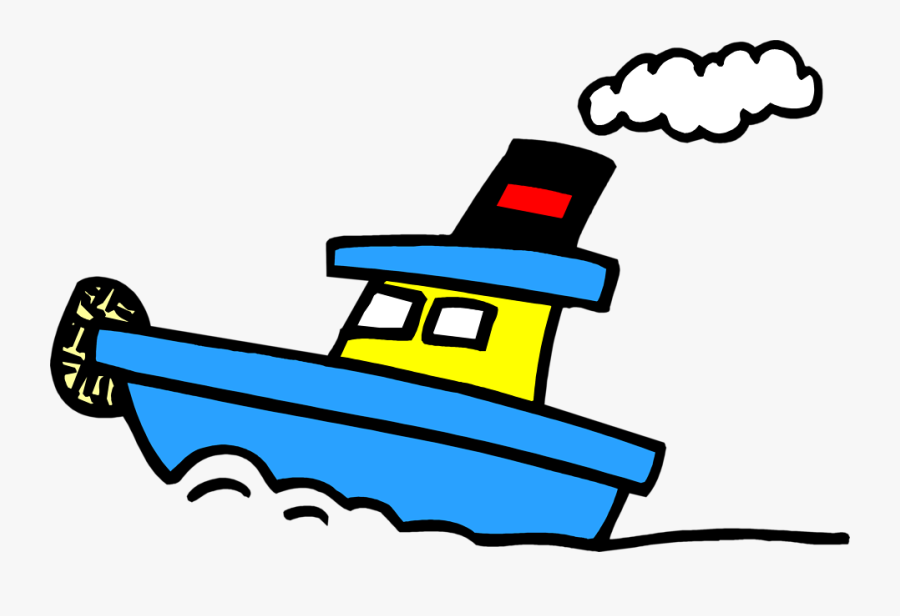 Tugboat Clip Art, Transparent Clipart