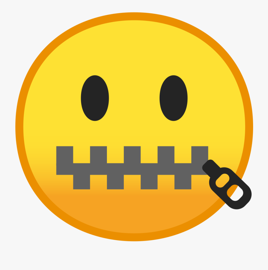 Transparent Zipper Png - Zip Mouth Emoji , Free Transparent Clipart