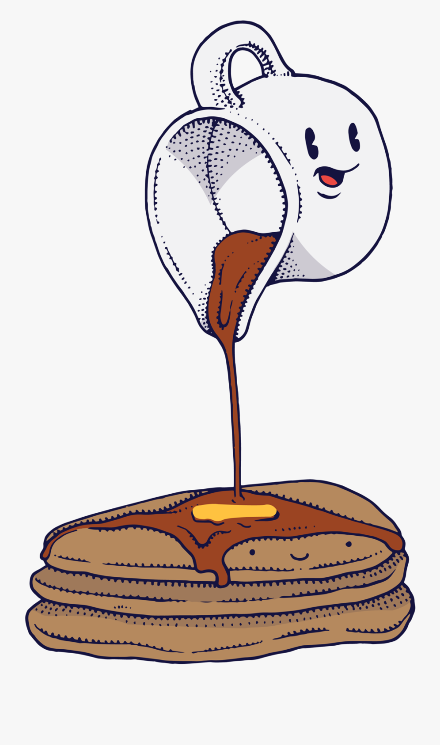Pancake, Transparent Clipart
