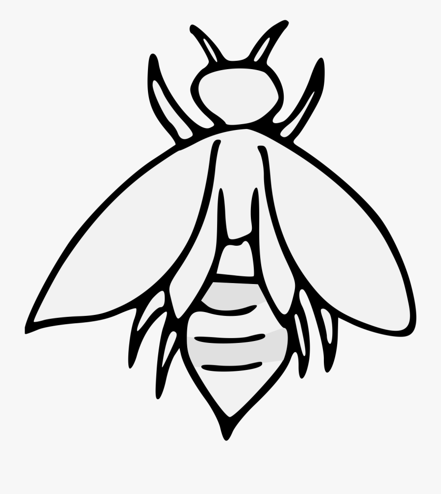 Heraldic Bee, Transparent Clipart