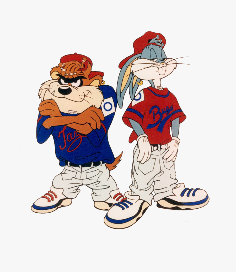 Looney Tunes Hip Hop - Bugs Bunny Y Taz, Transparent Clipart