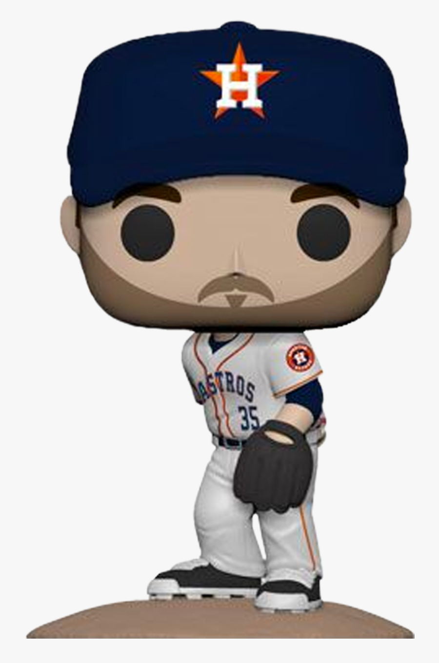 Justin Verlander Houston Astros Pop Vinyl Figure - Justin Verlander Funko Pop, Transparent Clipart