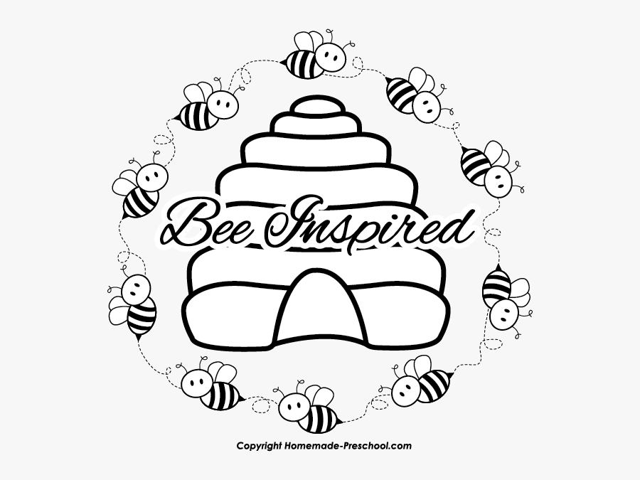 Bee Hive Clipart Black And White , Free Transparent Clipart - ClipartKey