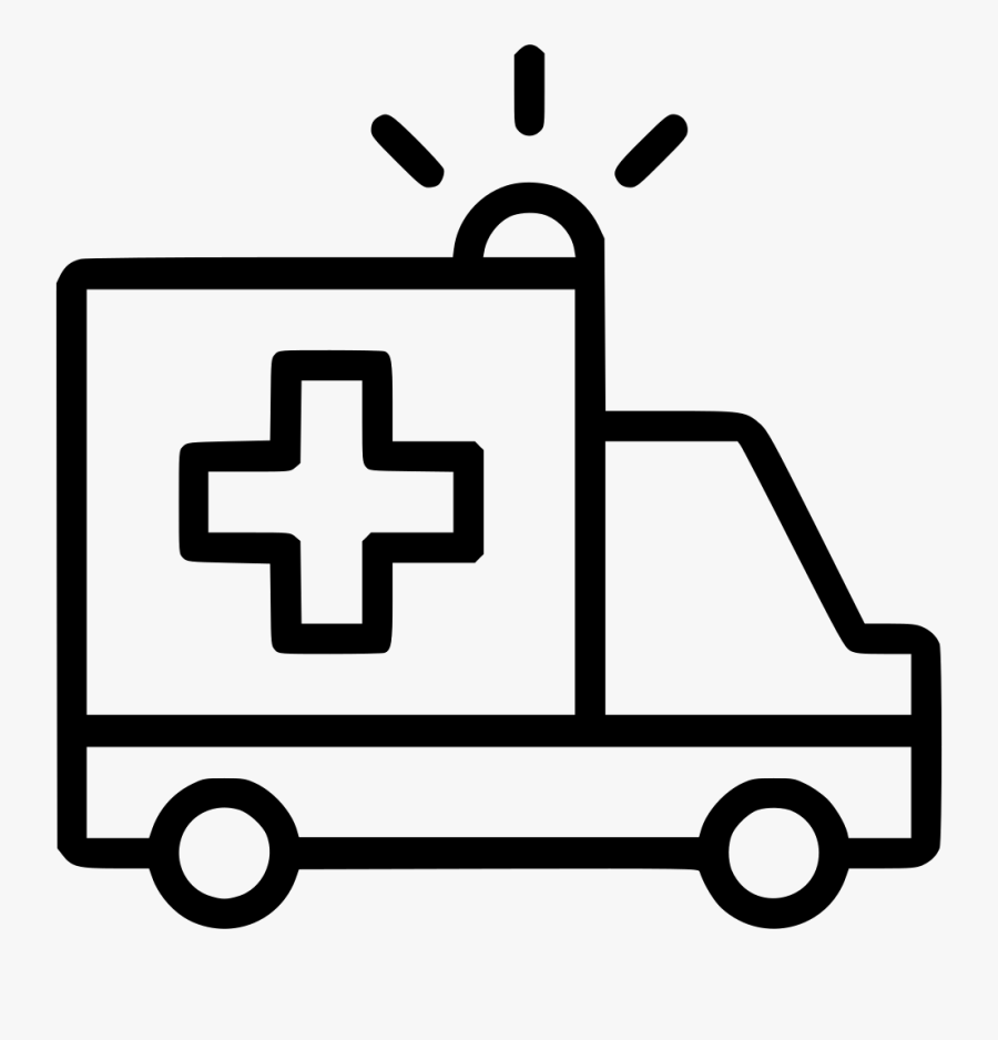 Ambulance Truck Hospital Vehicle Emergency - Mobile Healthcare Icon, Transparent Clipart