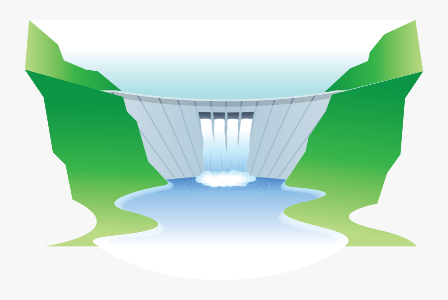 Hydro-electric Power Stations - Hydroelectric Dam Clipart, Transparent Clipart