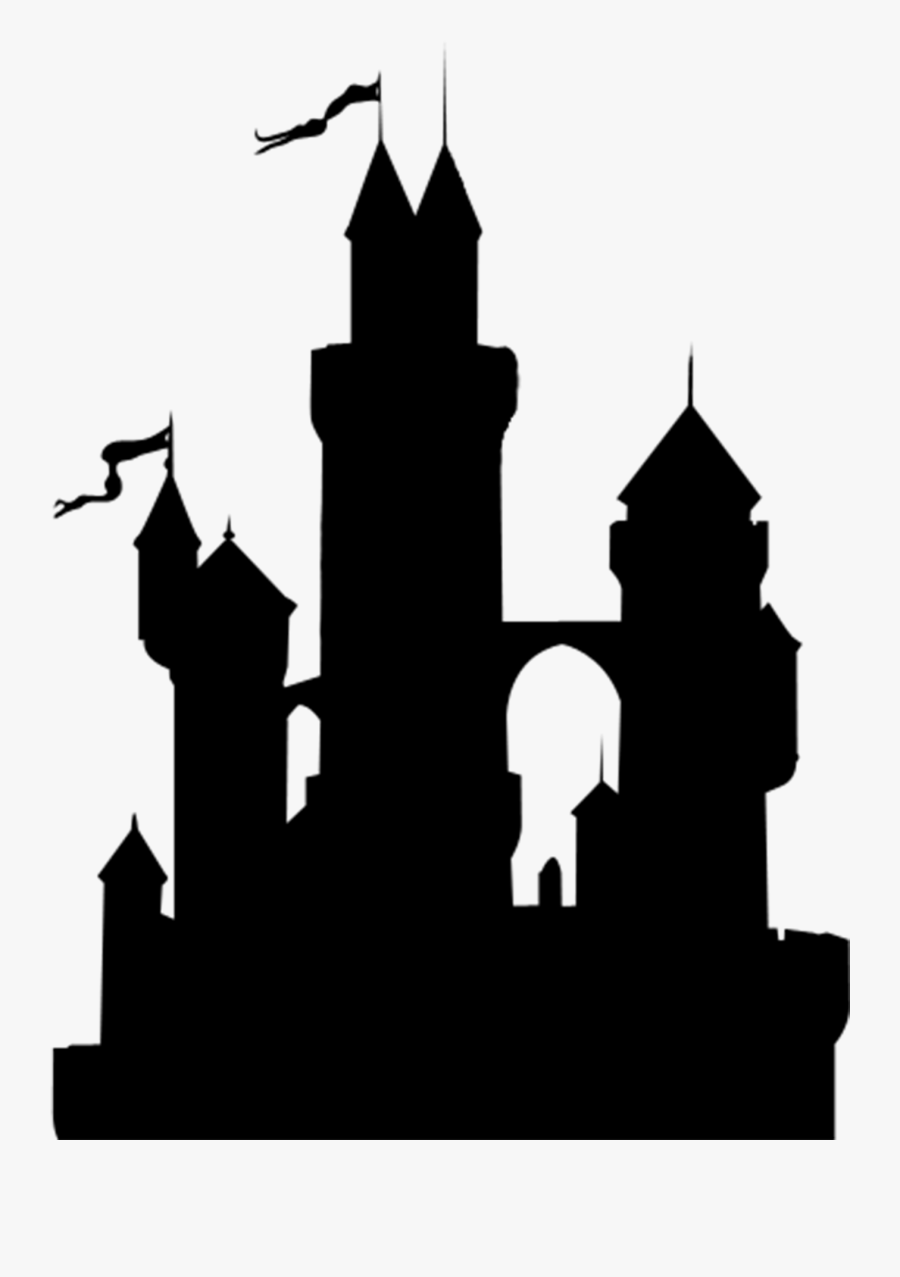 Gothic Castles Silhouette, Transparent Clipart