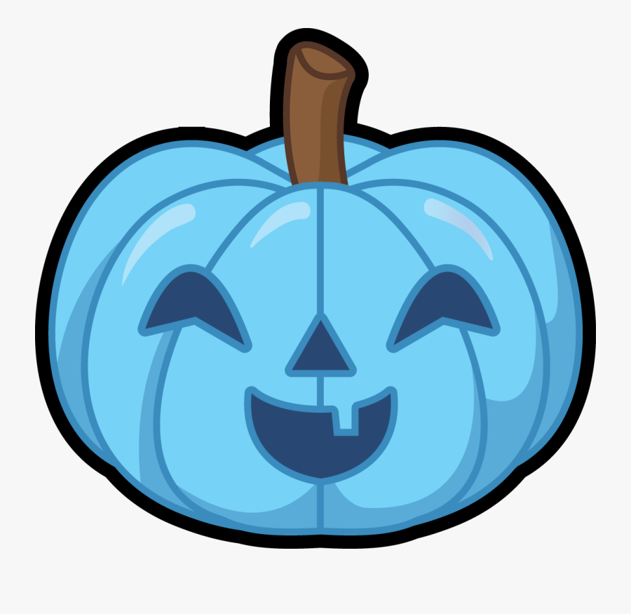 Xo Pumpkin Theme - Cute Blue Pumpkin Clipart, Transparent Clipart