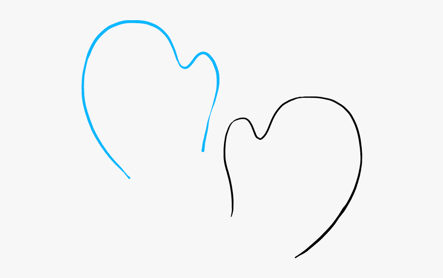 How To Draw Mittens - Heart, Transparent Clipart