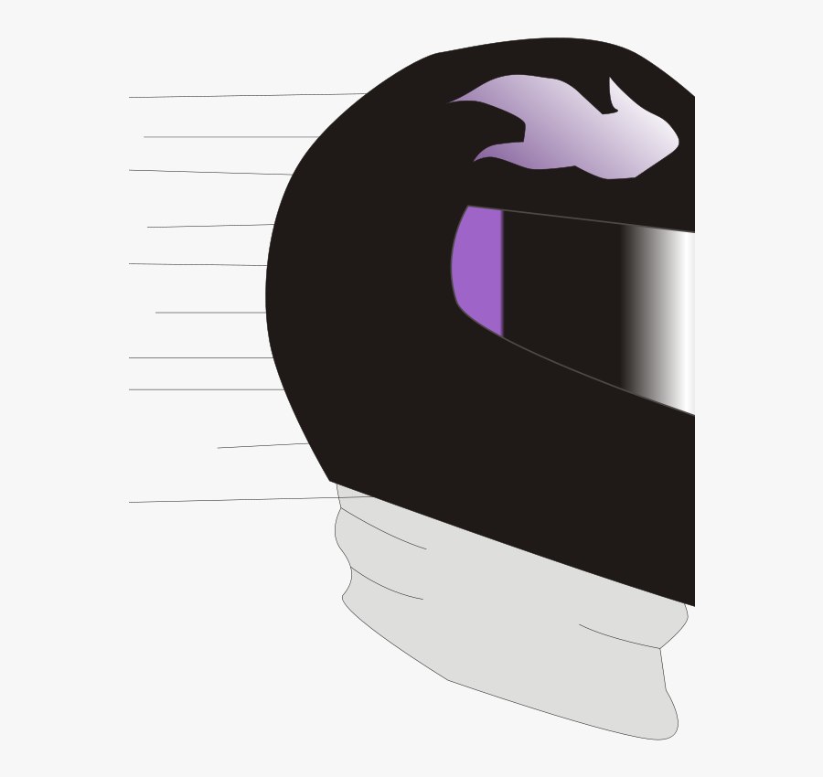 Free Clip Art "head In Helmet - Helmet Clip Art, Transparent Clipart