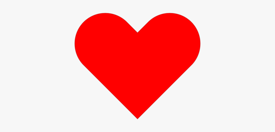 Thumb Image - Heart Emoji White Background, Transparent Clipart