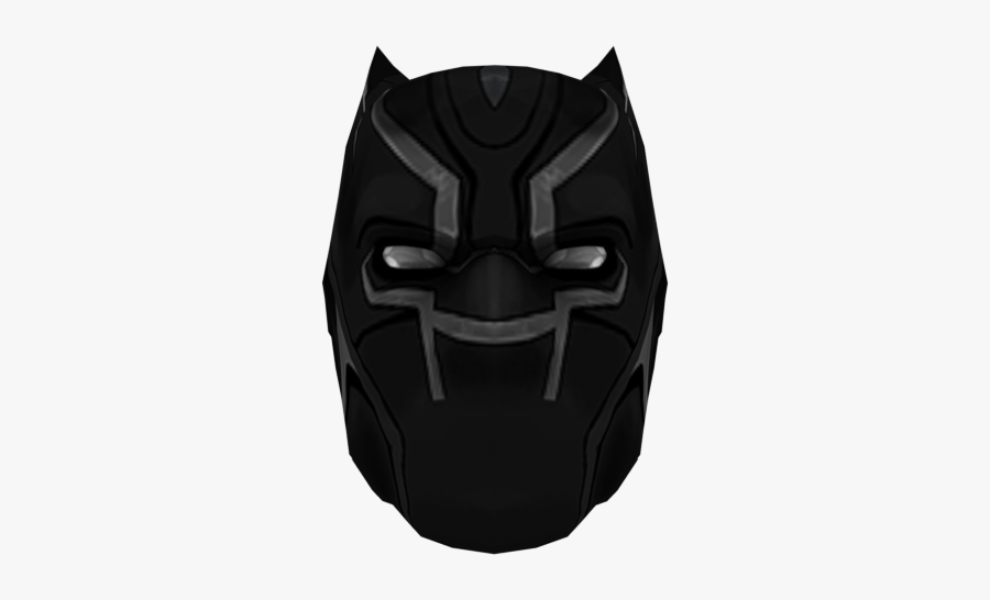 Roblox Black Panther Face, Transparent Clipart