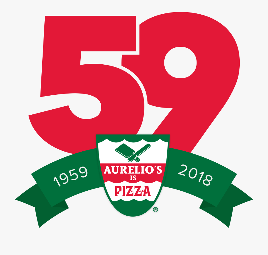 Aurelio's Pizza Logo, Transparent Clipart