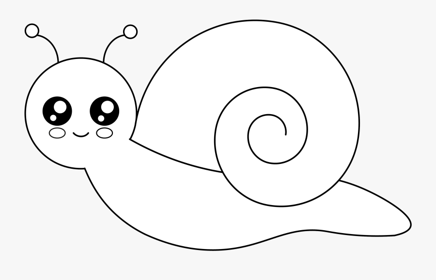 Free Cute Snail - Snail, Transparent Clipart