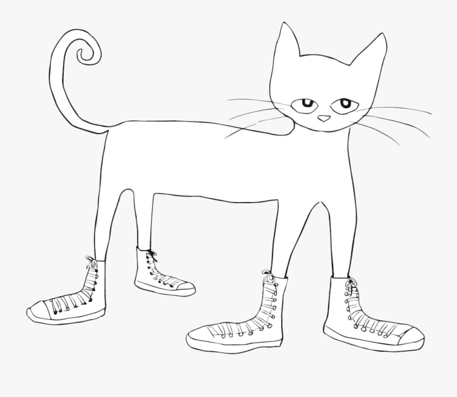 Pete The Cat Funny Coloring Page Clip Art Library Transparent - Peter ...
