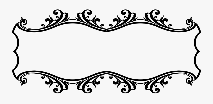 Frames Illustrations Hd Images - Border Design Black And White, Transparent Clipart