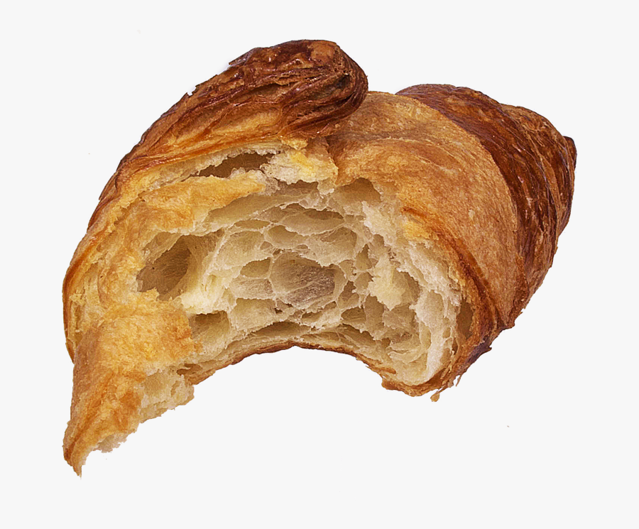 Bitten Croissant, Transparent Clipart