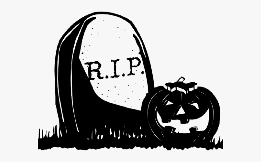 Free Gravestone Clipart - Pumpkin Vector Halloween Png, Transparent Clipart