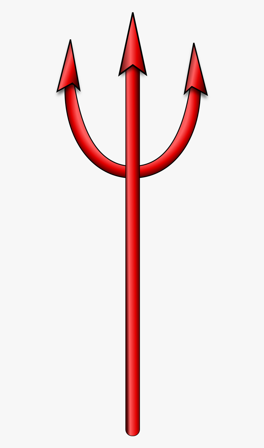 Devil Pitchfork Trident Png Image - Pitchfork Png, Transparent Clipart