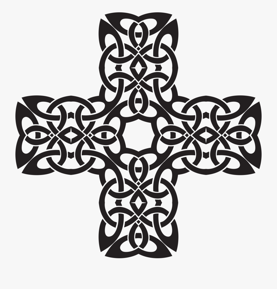 Celtic Cross Clipart - Transparent Png Stamp Celtic Cross, Transparent Clipart