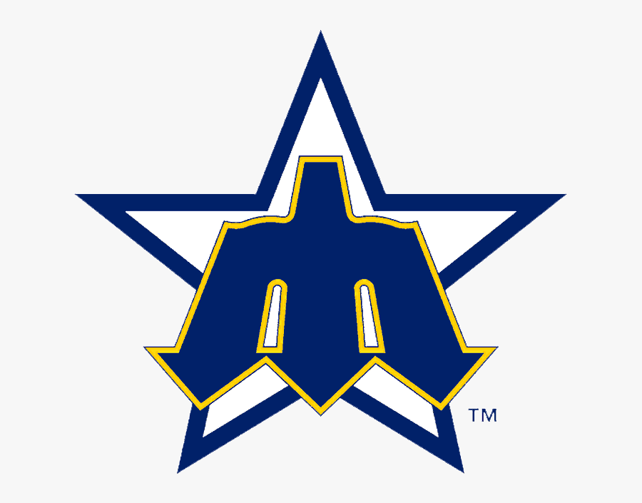 Seattle Mariners Old Logo, Transparent Clipart