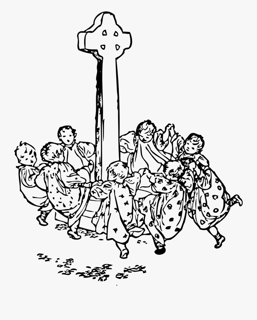 Dancing Around The Celtic Cross - Dancing Around The Cross, Transparent Clipart