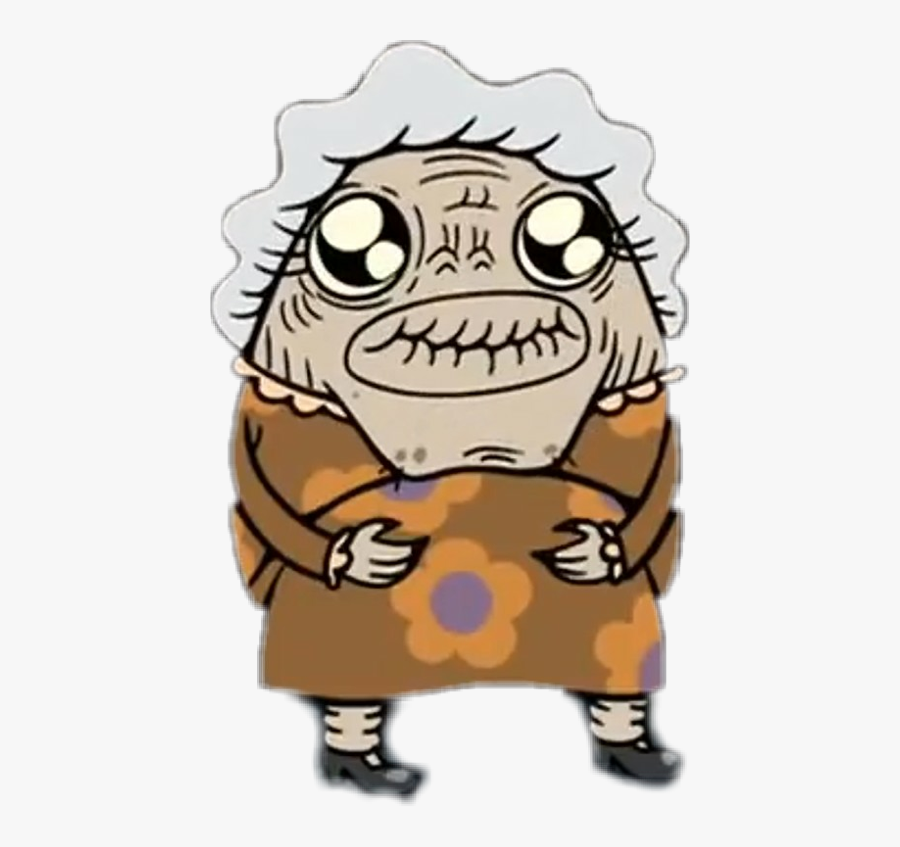 Grandma Abuelita Abuela Flapjack Grandmother Freetoedit - Flap Jack Ugly, Transparent Clipart