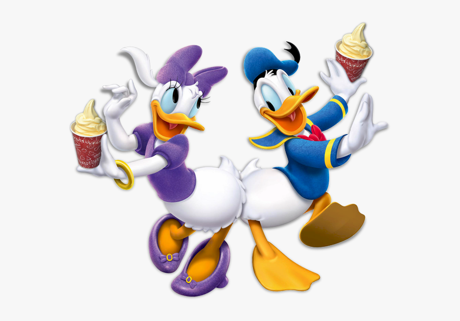 Donald And Daisy, Transparent Clipart