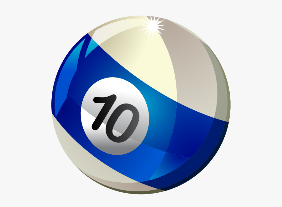 About Pool Soup - Billiard Ball 10 Png, Transparent Clipart