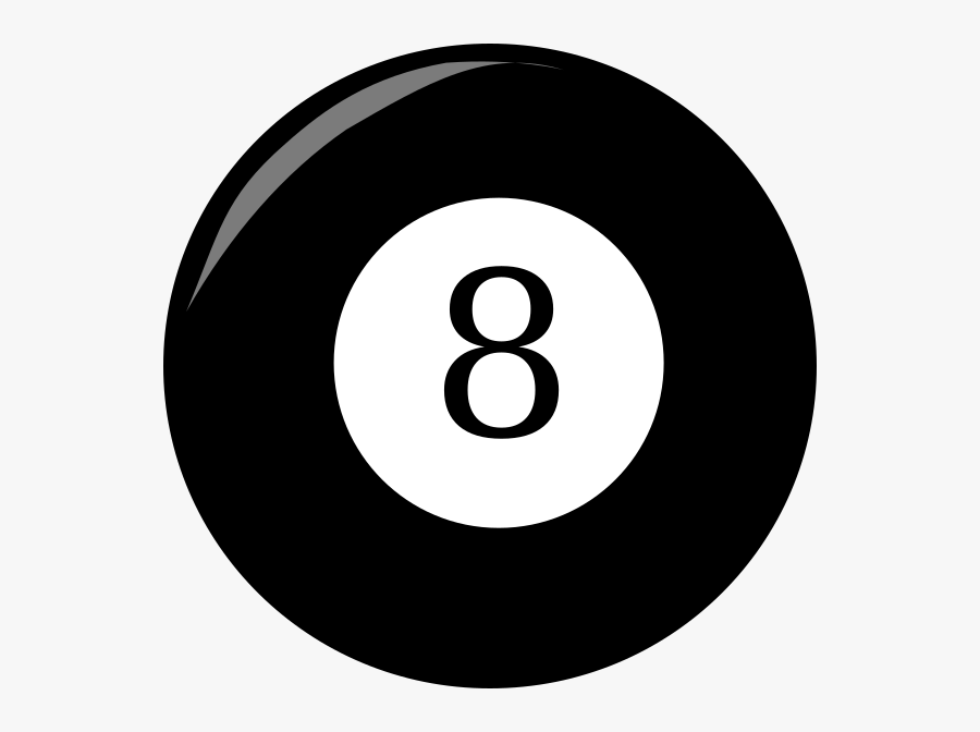 Billard Clipart Eight Ball - 8 Ball Clip Art, Transparent Clipart