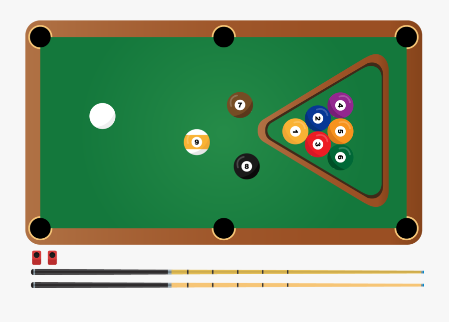 Clip Royalty Free English Billiards Eight Ball - Pool Table Transparent, Transparent Clipart
