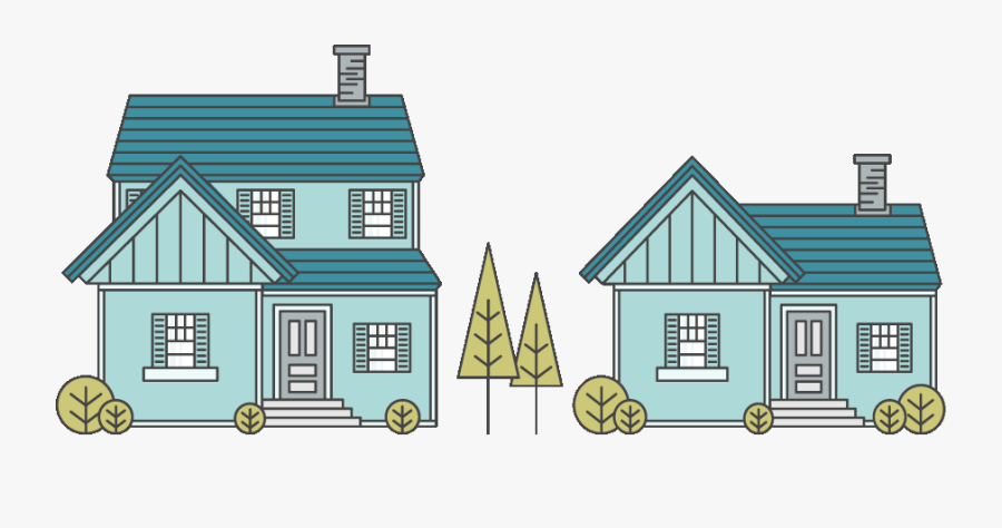 Single Family Home Clipart Png , Png Download - Single Family Home Png, Transparent Clipart
