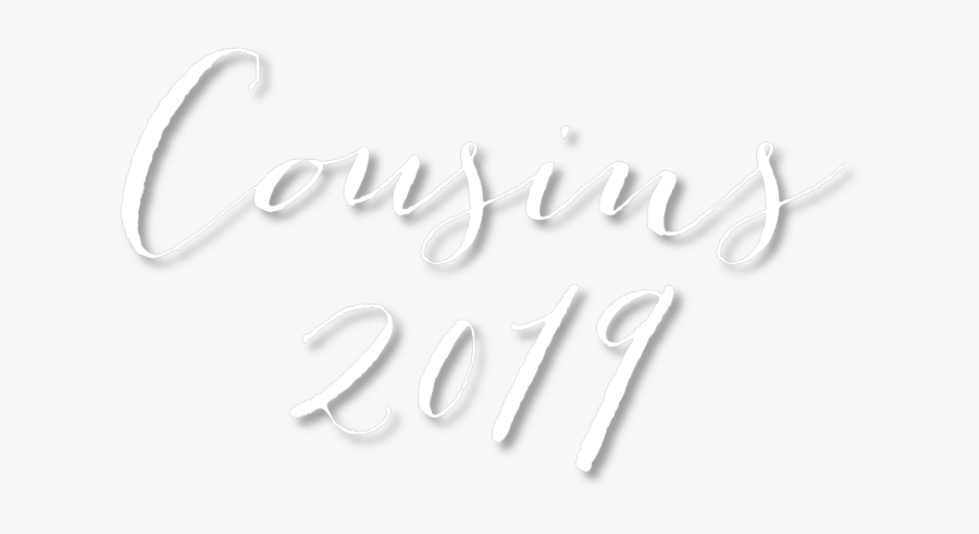 Cousins 2019 White Freetoedit - Silver, Transparent Clipart