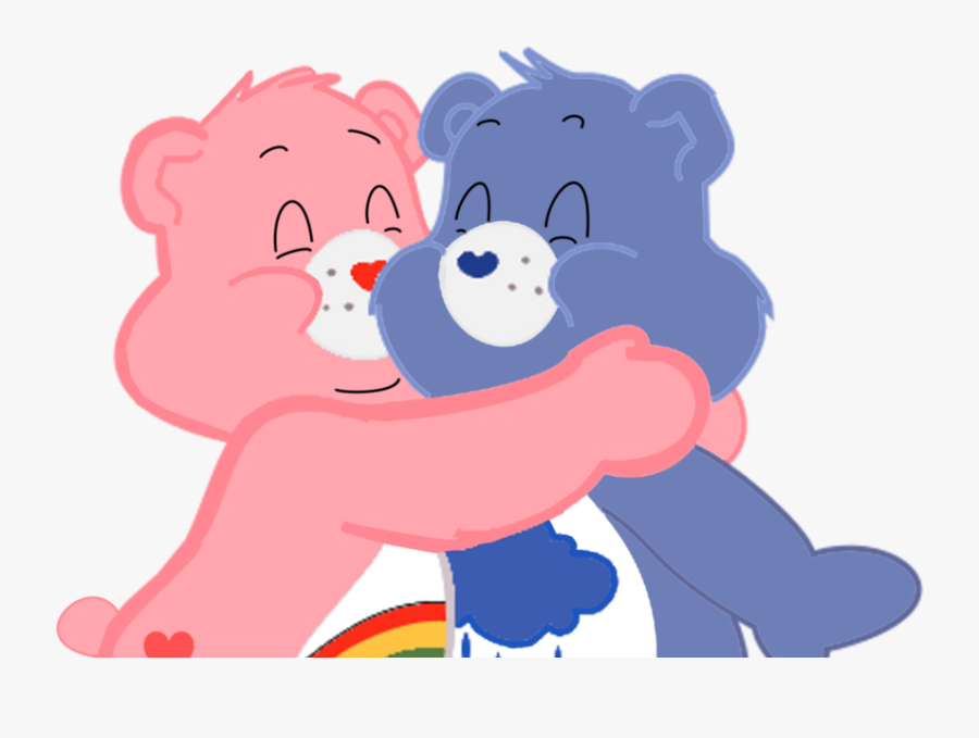 Pink And Blue Care Bear, Transparent Clipart