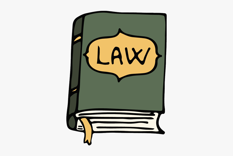 Law Book Cartoon Png, Transparent Clipart