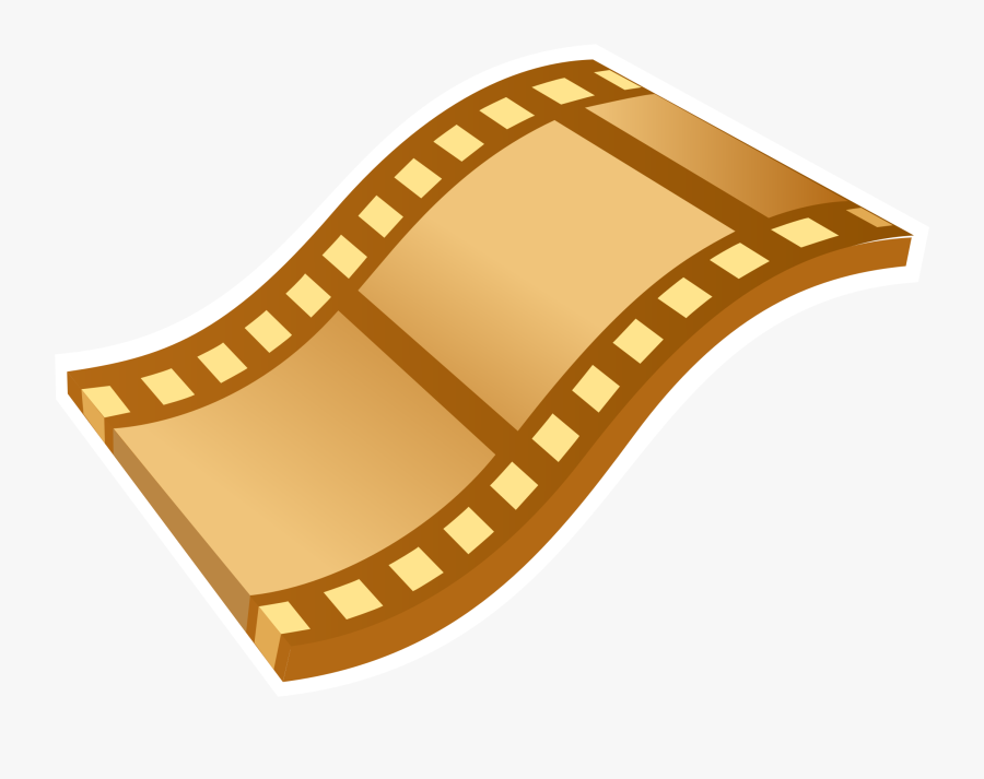 Angle,film,cinema - Golden Film Reel Png, Transparent Clipart