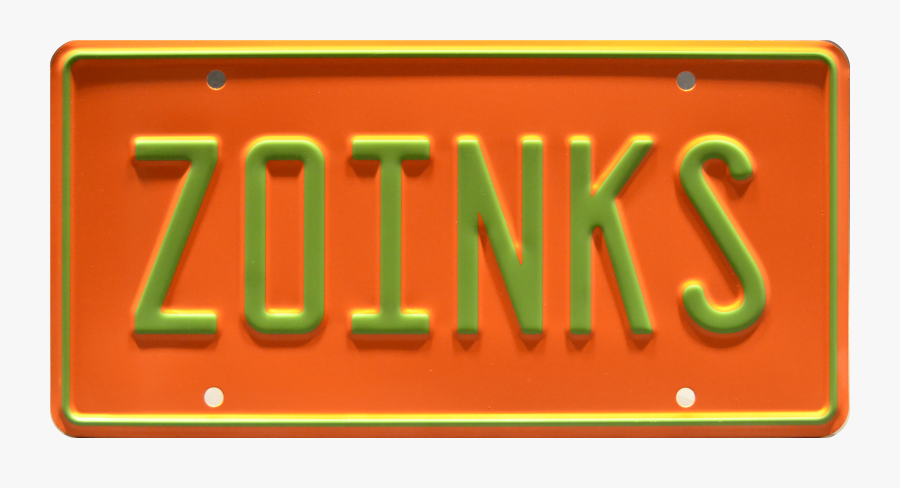 Clip Art Scooby Doo The Zoinks - Mystery Machine Number Plate, Transparent Clipart