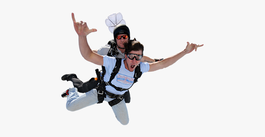 Parachuting Skydiving Freetoedit - Extreme Sport, Transparent Clipart