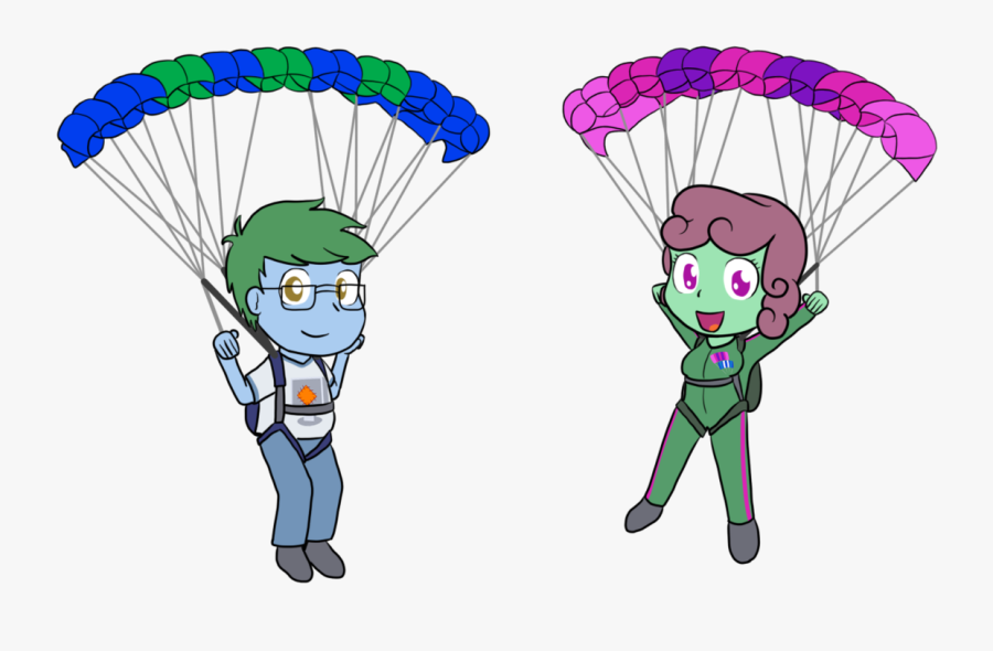 Transparent Parachutist Clipart - Phallen Parachute, Transparent Clipart