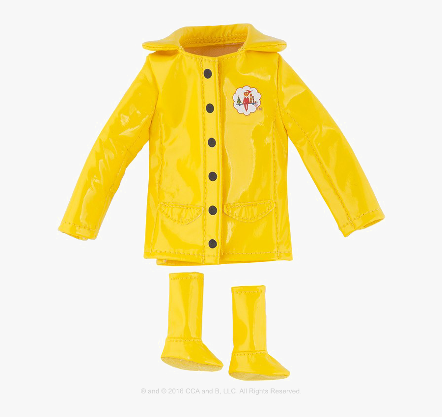 Raincoat Png Transparent Image - Elf On The Shelf Raincoat, Transparent Clipart