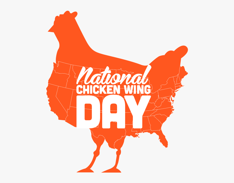 Happy National Wing Day, Transparent Clipart