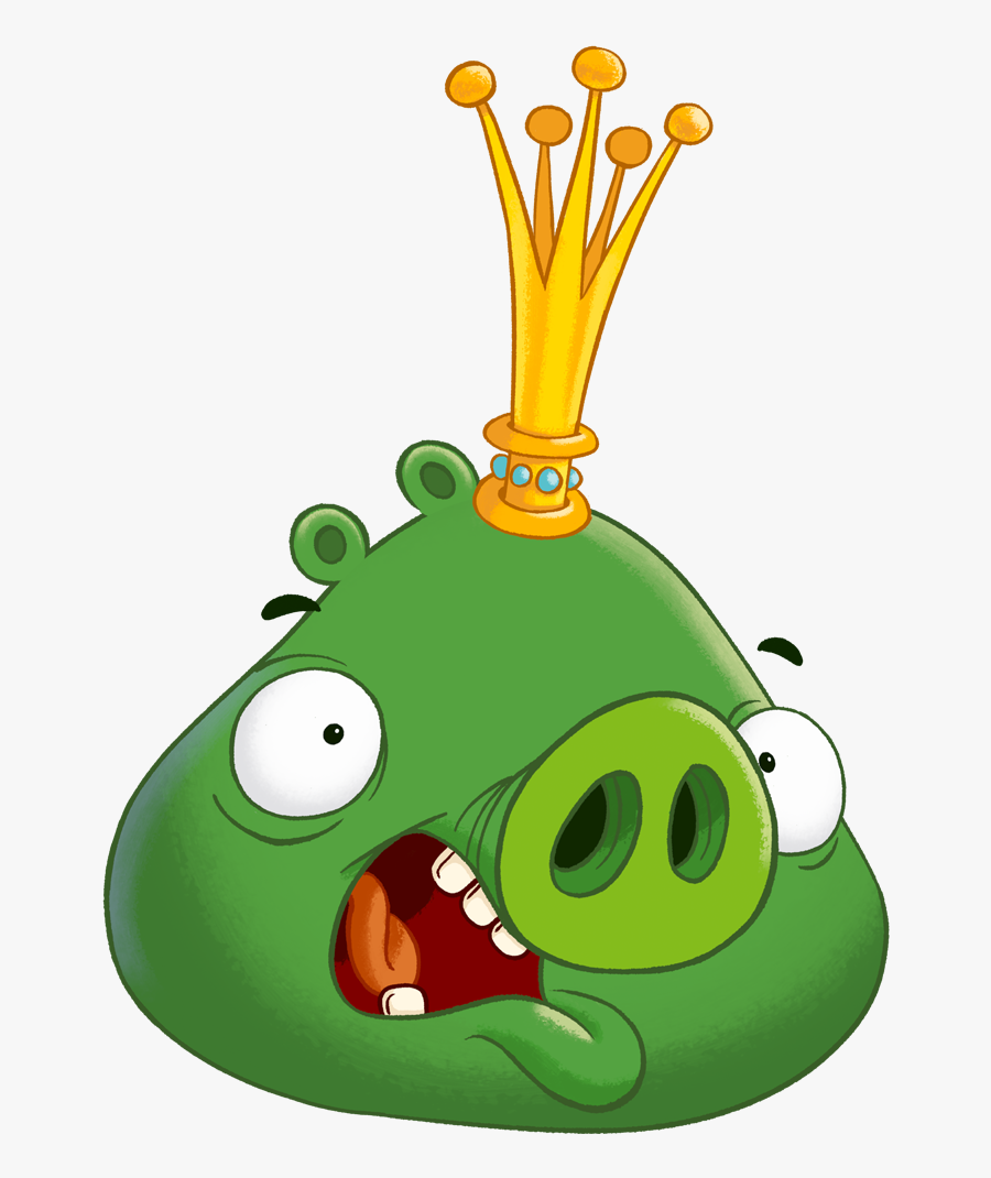 Pig Talent And Bird - Angry Birds King Smooth Cheeks, Transparent Clipart
