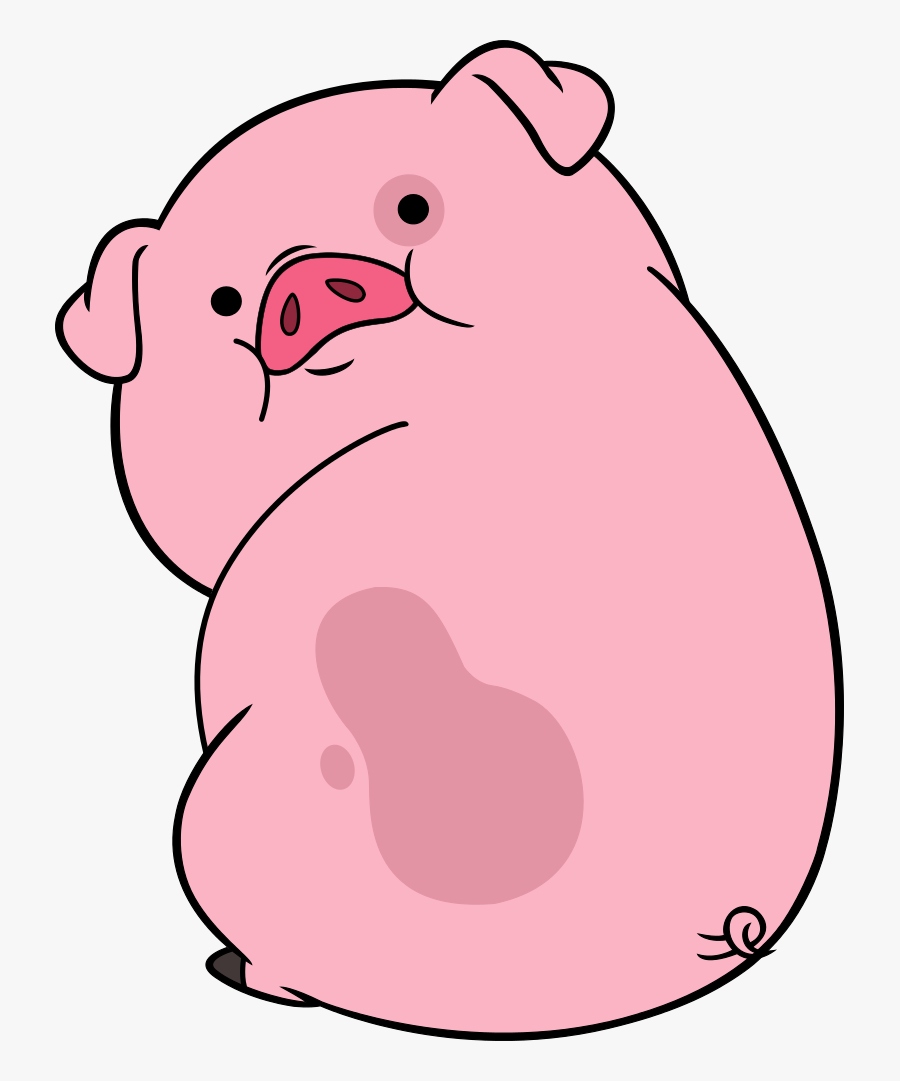 Clip Art Cute Pigs - Gravity Falls Pig, Transparent Clipart