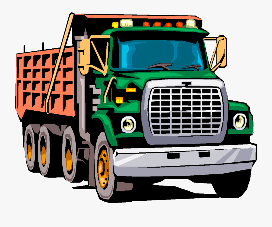 Transparent Dump Truck Clip Art - Clip Art Of Truck, Transparent Clipart