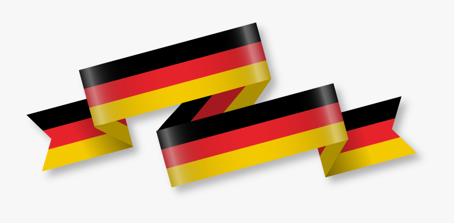 German Of Streamers Euclidean Flag Vector Germany Clipart - Germany Ribbon Flag Png, Transparent Clipart