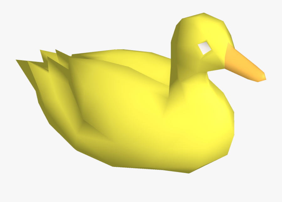 Detailed Rubber Duck- - Runescape Duck, Transparent Clipart