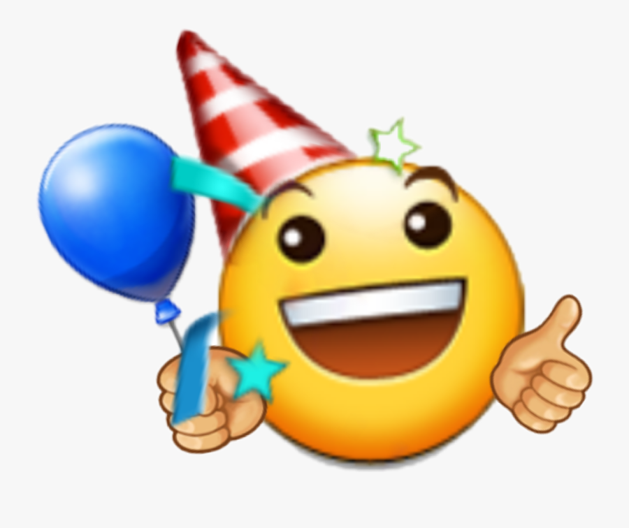 Birthday Smiley Faces Clip Art Transparent Emoji Birthday Png , Free