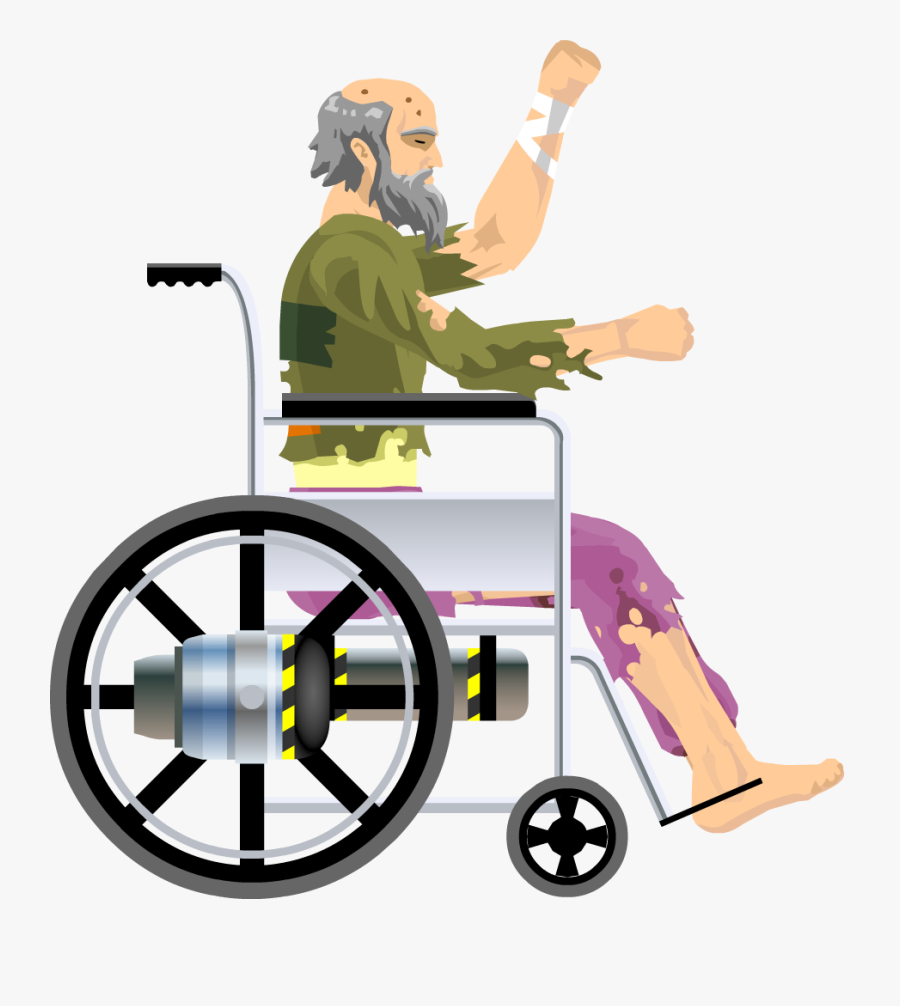 Old Clipart Viejo - Transparent Happy Wheels Png, Transparent Clipart