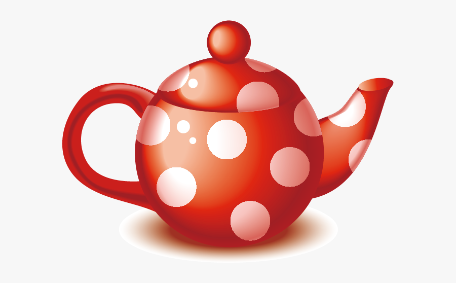 Clipart Cake Teapot - Desenhos Utensílios De Cozinha Vermelho, Transparent Clipart