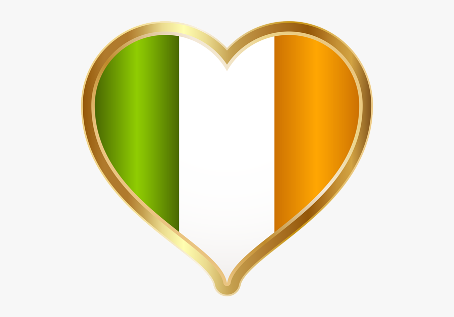 St Patricks Day Irish Heart Png Clip Art Imageu200b - Saint Patrick's Day Heart, Transparent Clipart