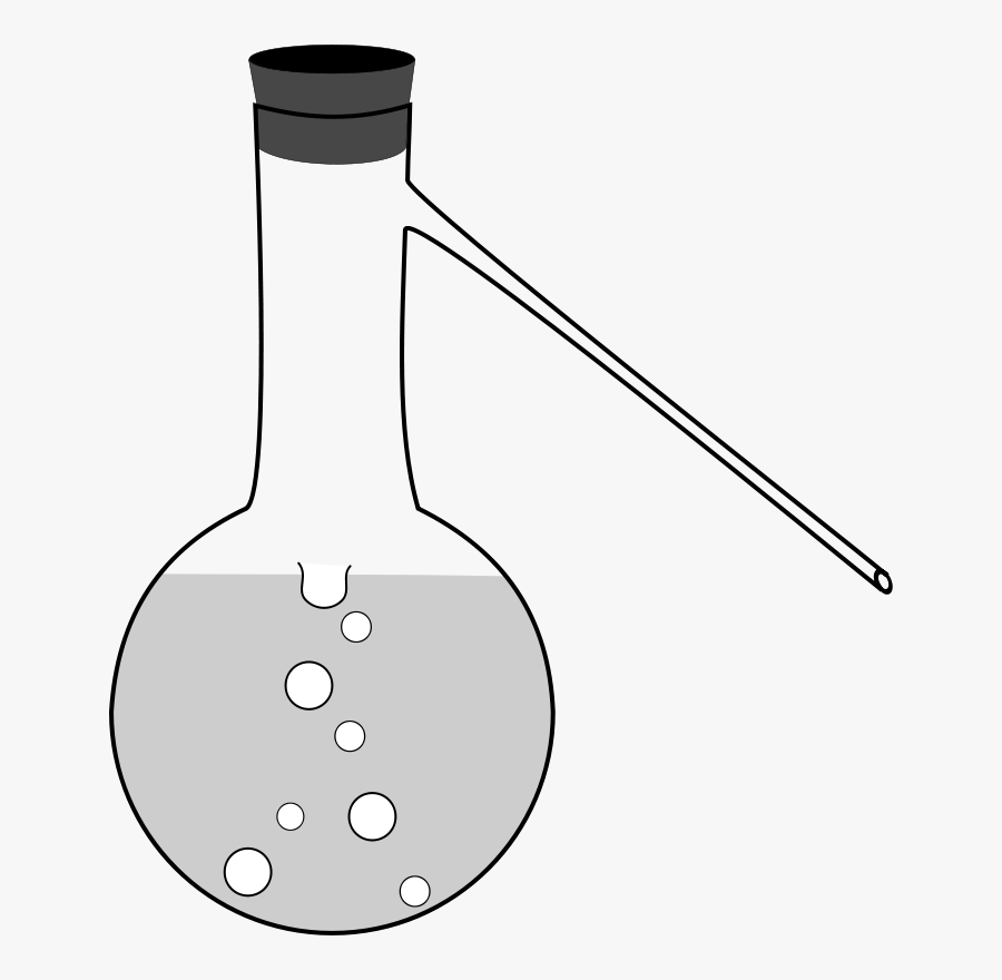 Laboratory Apparatus Distilling Flask, Transparent Clipart